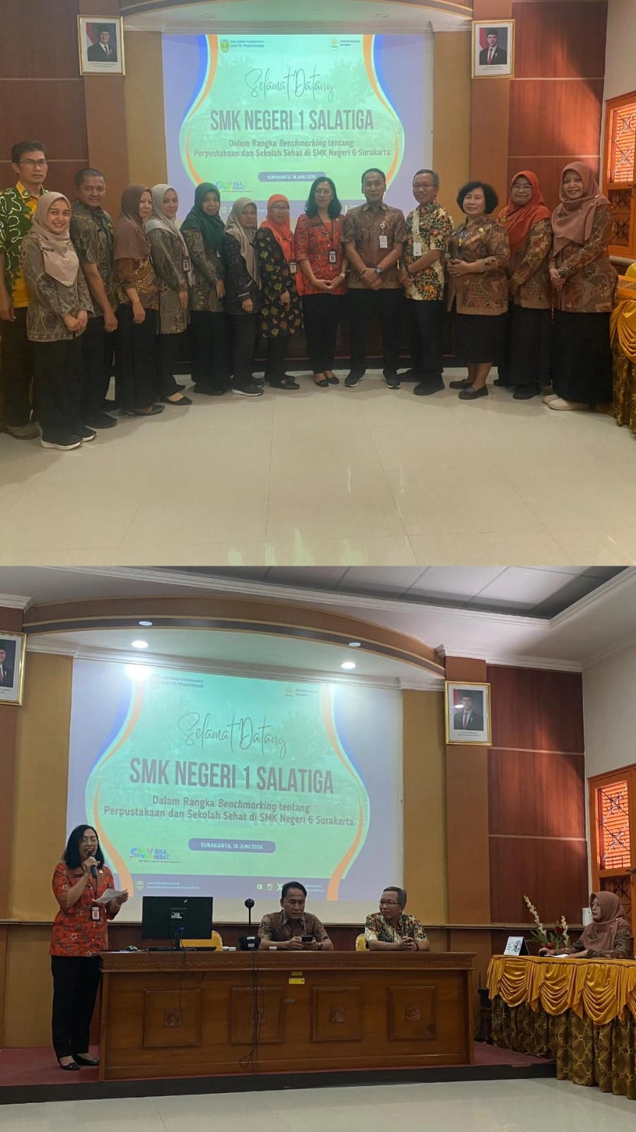 Benchmarking SMK Negeri 1 Salatiga ke SMK Negeri 6 Surakarta: Berbagi Praktik Baik Pengelolaan Perpustakaan, Literasi, dan Sekolah Sehat