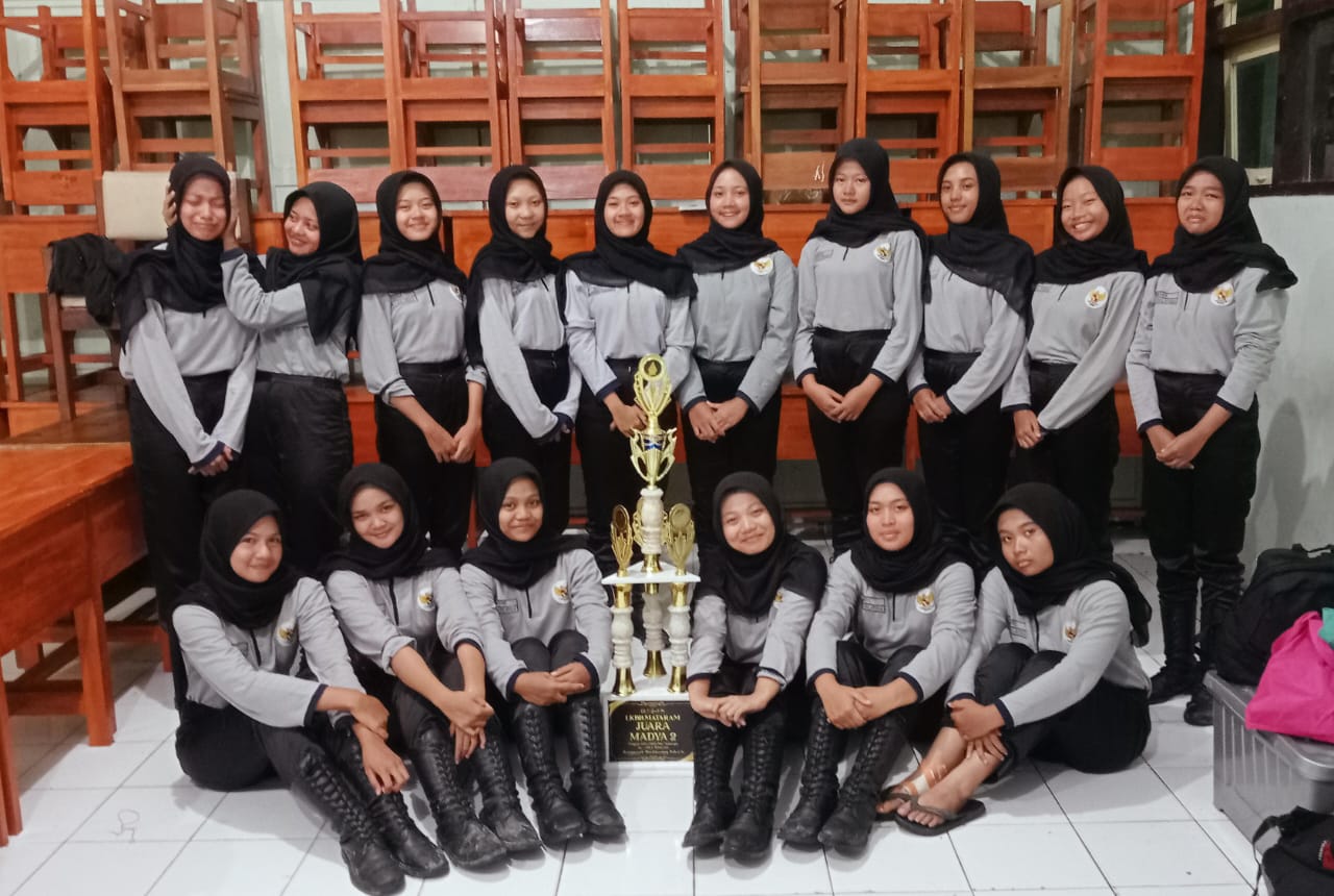Paskibraka Sartika Wijaya Raih Juara 2 Madya 2 LKBB Mataram Tingkat Jawa Tengah