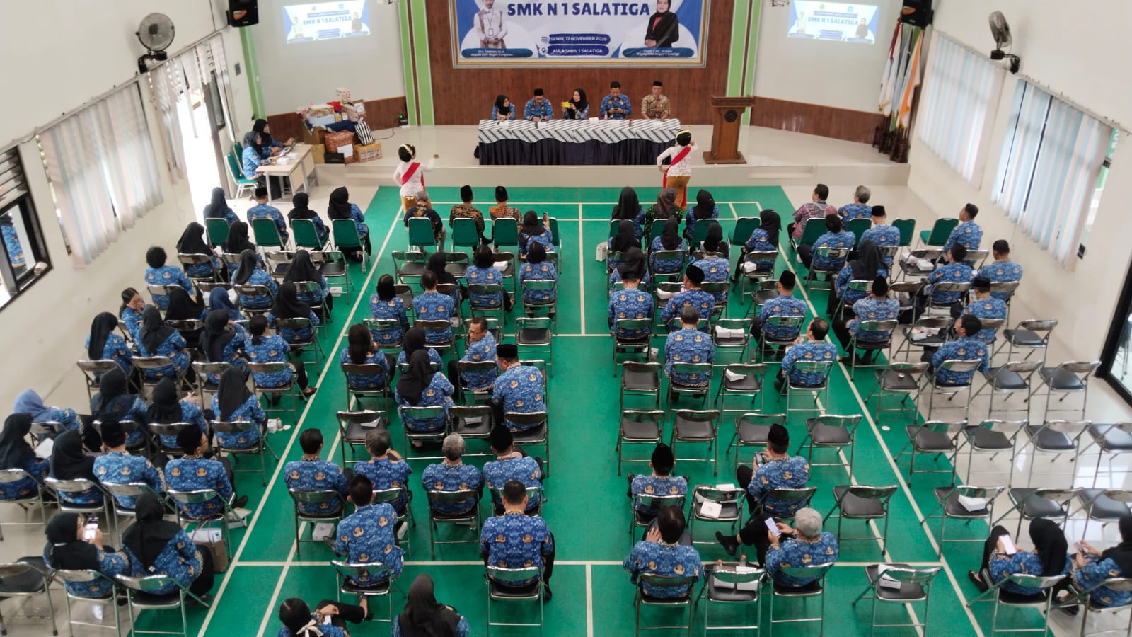 Upacara Pisah Sambut Kepala Sekolah SMK Negeri 1 Salatiga