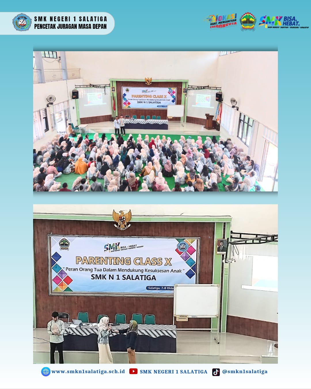 Perkuat Kolaborasi, Sekolah Gelar Sesi Parenting untuk Orang Tua dan Siswa Kelas 10
